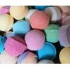 30 Mini Scented Bath Bombs Marbles Chill Pills Fizzes Fizzies Blasters Gift Wrapped Santa Christmas Cone