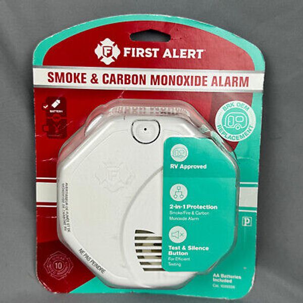 FIRST ALERT Smoke Carbon Monoxide Alarm NEW Battery SC50RVA BRK OEM Replacement