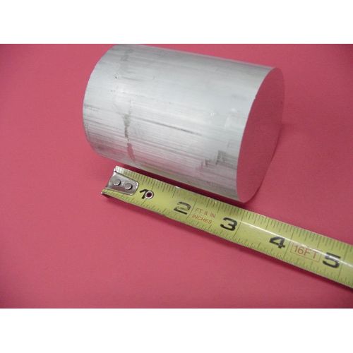 3" Aluminum 6061 Round Rod 3" Long T6511 3.00" Diameter Solid Lathe Bar Stock