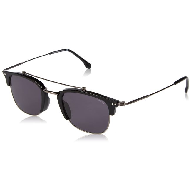 Lozza Unisex SL2374 Sunglasses, Total Shiny Gun, 49