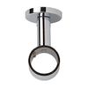 ABC Decor, 35mm Ceiling or Wall Fix Tube Support Curtain Pole Bracket (Chrome Effect)