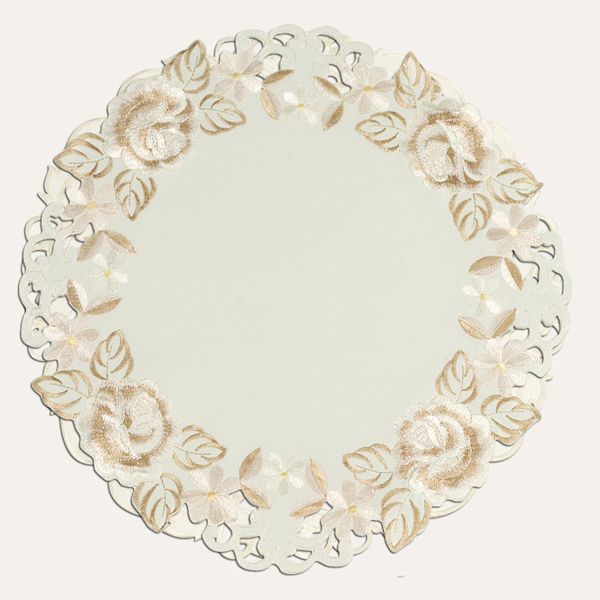 Beige Table Doilies - Dayse Collection - Doilies - Set of 4