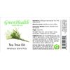 Tea Tree Essential Oil - 16 fl oz (473 ml) Amber Glass Bottle - 100% Pure Essential Oil - GreenHealth