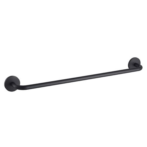 Blossom 24 inch Towel Bar Holder Hanger Solid Brass Bathroom Accessory Shower Wall Mount Matt Black BA02 506 04