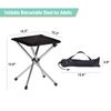 KOKSRY Camping Stool,Small Folding Chair,13.8" Lightweight Folding Stool Compact Backpacking Stool with Carry Bag