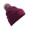 Beechfield - Snowstar® Patch Beanie - Elegant Design - Bottle Green/Off White