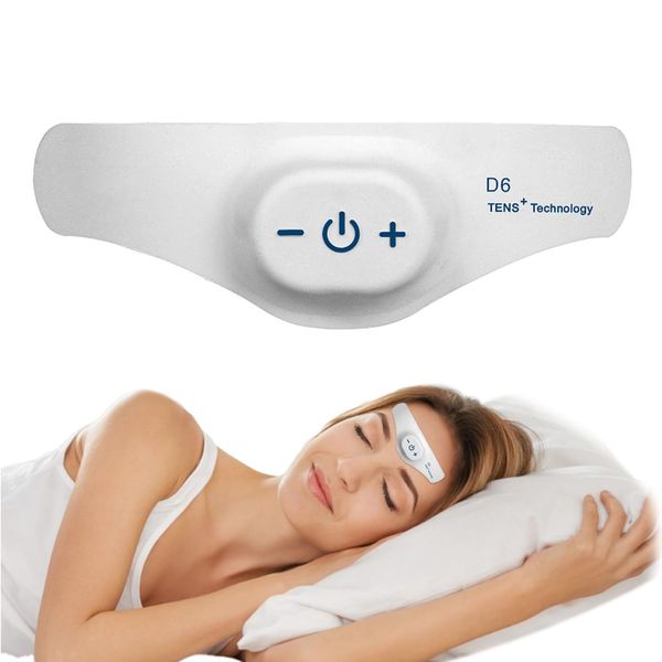 Domigard Headband Sleep Aid Device, Headache Relief Sleep Massager, USB Charging Microcurrent Holding Sleep Instrument for Insomnia and Headache Relief, Migraine Relief, Relieve Anxiety and Stress