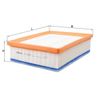 MAHLE LX 2031 - Air Filter Car - Engine