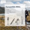 Nispira Filter Replacement for Lifestraw Stell Universal Go2 Play Bottle, 2 Pcs