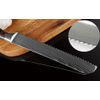 8'' Bread Knife Stainless Steel Japanese Damascus Pattern Kitchen Cutting + Gift