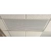 2'x4' White Plastic Perforated Tile with 1/2" holes-2 Pack
