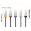 5pcs Premium Ceramic Nail Drill Bit Set - Effortless Electric Manicure & Nail...