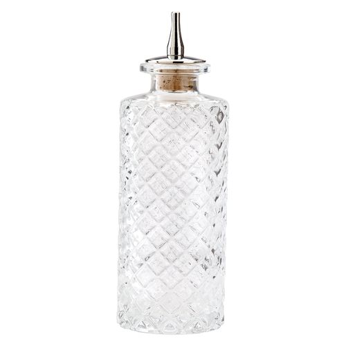 Barfly Cut Crystal-150 Ml Bitters Bottle, OS, Glass