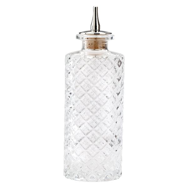 Barfly Cut Crystal-150 Ml Bitters Bottle, OS, Glass