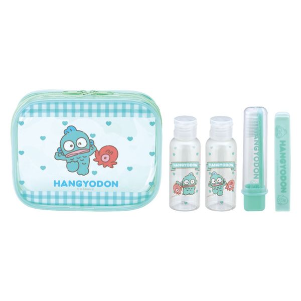 Enter to get up to 100% points back on the HG Friends Travel Set (Hangyodon toothbrush, lotion, milky lotion, bottle, brush, portable pouch, portable travel set, toothbrush included, travel kit, case included, pouch included, travel set)