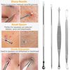 7Pcs Pimple Remover Tool Kit Blackhead Extractor Comedone Acne Spot Popper Tools