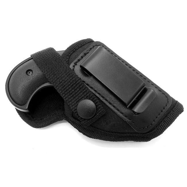 Right Hand Inside Pants Holster for Over/Under Big Bore Derringer (NO Trigger Guard), Cobra CB22 CB32M CB38, 2.75 Barrel