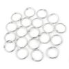 Fdit 25-38 mm 20 Metal Binders Loose Leaf Silver Large Split Metal Ring Key Ring (25 mm)
