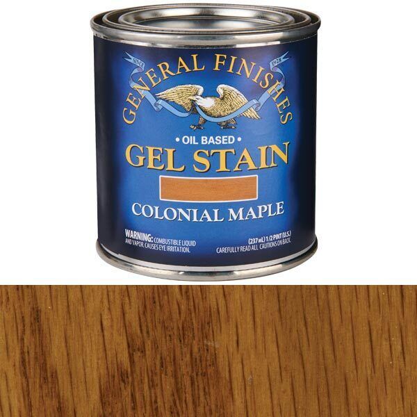 Colonial Maple Gel Stain 1/2 Pint