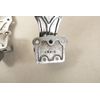 Chrome Plated Brass Refridgerator Hinges (UX3-2/JSF6) 1 Pair 442-1 Smooth Door