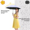 BAODINI Travel Umbrella for Rain and Sun Windproof Compact Small Umbrella