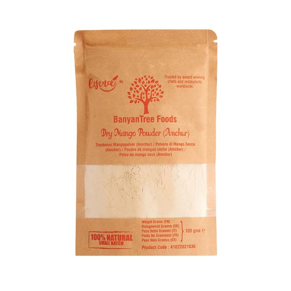 BanyanTree Foods Dry Mango Powder | Amchur Powder | Amchoor Powder 100g~ All Natural, Indian Origin