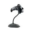 Zebra LI2208 Barcode Scanner, 1D Linear Imager, Multi-IF, USB Kit, Stand, Black