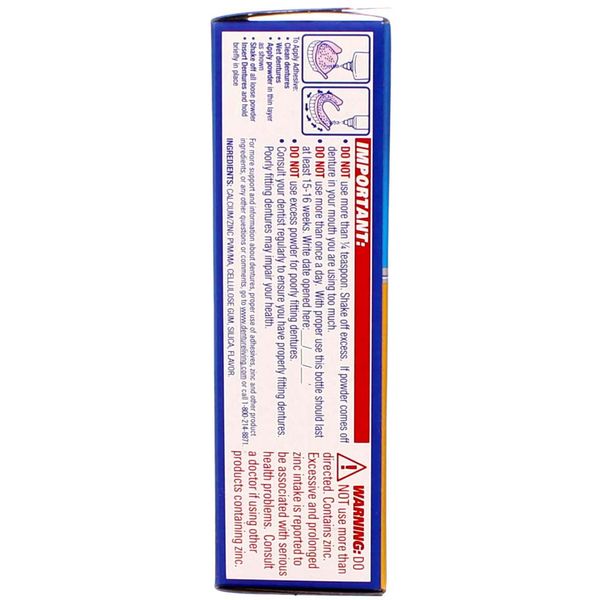 Fixodent Extra Hold, Denture Adhesive Powder--2.7 oz (76 g) by Fixodent