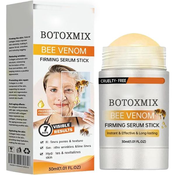 Flymus Botox Bee Venom Firming Serum Stick, 2025 New Advanced Firming & Wrinkle-Reducing Cream, Skin Firming Cream For Body, Lifts, Plumps and Firms Skin, Natural Serum for All Skin Types