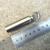 EKLOEN Stainless Steel Mini Waterproof Pill Case,Capsule Seal Case Holder Container for Outdoor Sports