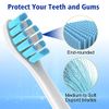 OralClass Replacement Toothbrush Heads Compatible with Sonicare Electric Toothbrushes, Medium to Soft Electric Brush Head Refills Fit for Philips Sonic Care Click on Handles, 8 Pack