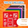 Strictly Briks Compatible with Lego 12 Pack Classic Stackable Baseplates 6x6, for Building Bricks, 20x20 Studs Plates Mats, Stackable for Top & Bottom Sides, 12 Rainbow Colors