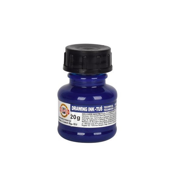 Koh-I-Noor 141700702LP 20 g Technical Drawing Ink - Blue