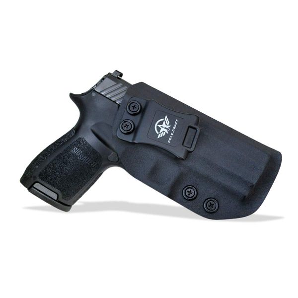 Sig P320 Holster IWB Kydex for Sig Sauer P320 Carry/Compact Medium Pistol Case - Inside Waistband Carry Concealed Holster - P320 Holster - Gun Accessories (Black, Right Hand Draw)