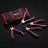 4PCS Heavy Duty 7" Circlip Plier Snap Ring Pliers External Internal Kit w/ Pouch
