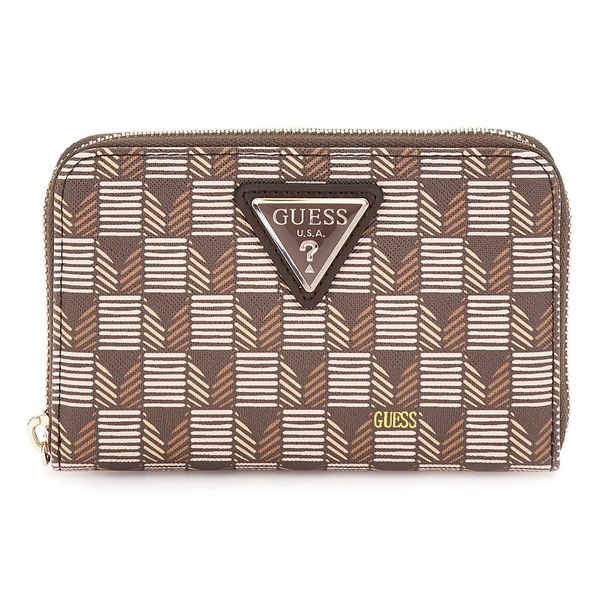 GUESS Women's G Wave Slg Medium Zip Around Purse