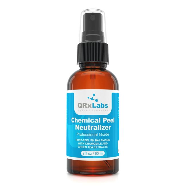 Chemical Peel Neutralizer - Skin pH Balancer for Salicylic, Lactic and Glycolic Acid Peels - Safe and Effective Post Peel Spray - 1 Bottle of 2 fl oz