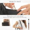 Shoulder strap, Shoulder bag, strap, synthetic leather, approx. 0.7 inch (1.7 cm) width, diagonal bag, replacement PU leather, grain processing, string, single item, white