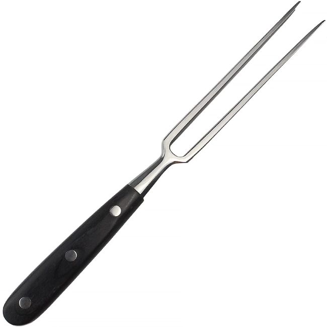 Carving Fork Stainless Steel Outdoor Barbecue Fork 30cm Barbecue Meat Fork BBQ Grill Tool Boiled Meat Fork Roasting Fish Fork Steak Fork Barbecue Antibacterial Handle