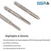 Professional Tap Set M4 HSS G 3 Pieces, Hand Tap