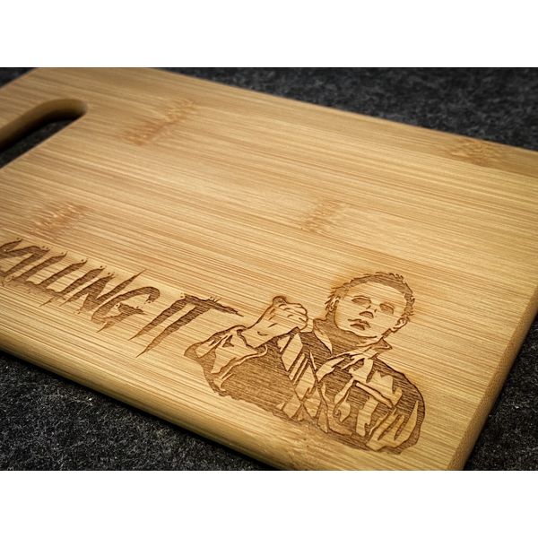 Michael Myers Medium Bamboo Cutting Board Decoration Horror Gift