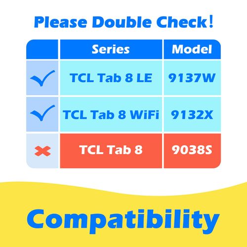 AVAWO Case for TCL Tab 8 LE (9137w) / Tab 8 WiFi (9132x) 2023 Kids, Children Friendly, Boys and Girls EVA Handle Stand Shockproof Tablet Cover for TCL Tab 8 LE/WiFi -Green