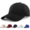 Etyepoh Baseball Cap Polo Style Classic 6 Panel Adjustable Sport Solid Sun Hat Unisex (01Black)