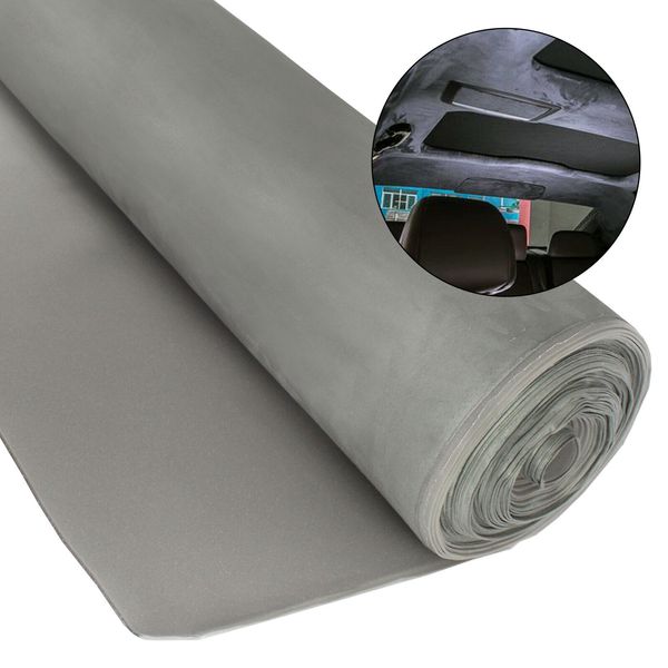 Gray Suede Headliner Fabric for Automotive,Hom