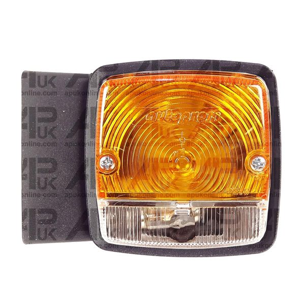 APUK Front Side Light Indicator Lamp & Support Bracket Replacement for Case International Tractor