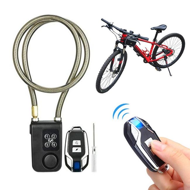 Remote discount bike lock