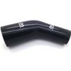 45° Silicone Reducer Elbow Hose (Universal) (80-76mm, Black)