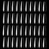500Pcs Finger Coffin Nail Individual Size Index Finger Ballerina Artificial Fake Nails Extension Full Cover Gel Nail Salons (6#)