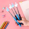Fkereg 4 Pieces Telescopic Finger Pointer Stick, Teacher Pointer Stick for Classroom, Retractable Teaching Aids, Hand Reading Pointer, Extendable Pointing Stick for Whiteboard Office Presentation, B