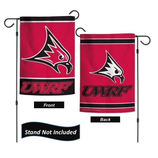 University of Wisconsin River Falls Falcons 12.5” x 18" Double Sided Yard and Garden College Banner Flag is Printed in The USA